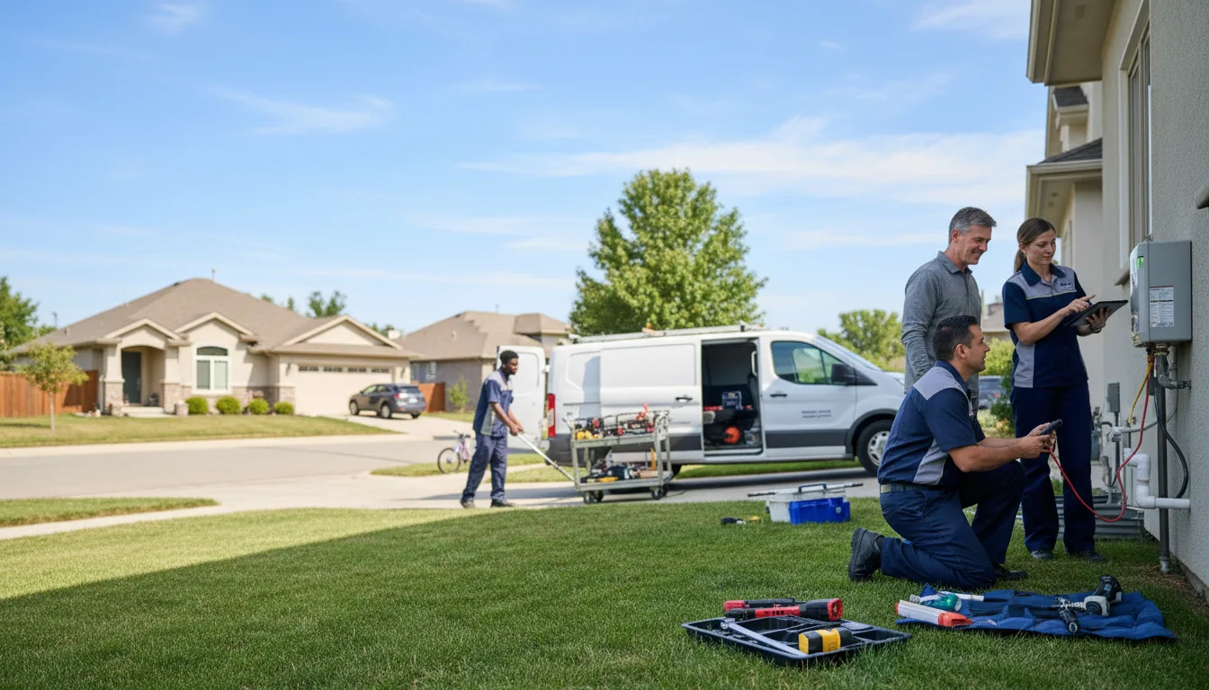 Tankless water heater service in Mark Center, OH